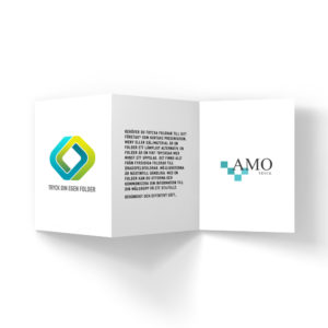 Trycka folder - AMO-Tryck